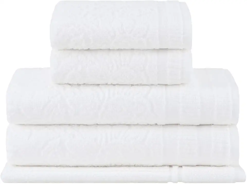 Buddemeyer Jogo de Toalhas Botanique Extra Soft Branco 2 peças