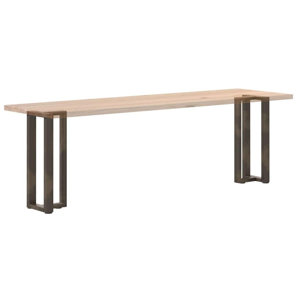 Nogi stołu konsolowego w kształcie litery T ze stali naturalnej 25 x 28 x (72-73) cm, 2 sztuki, stabilny stelaż stołu z regulacją wysokości, płyta montażowa i śruby, idealne do salonu i