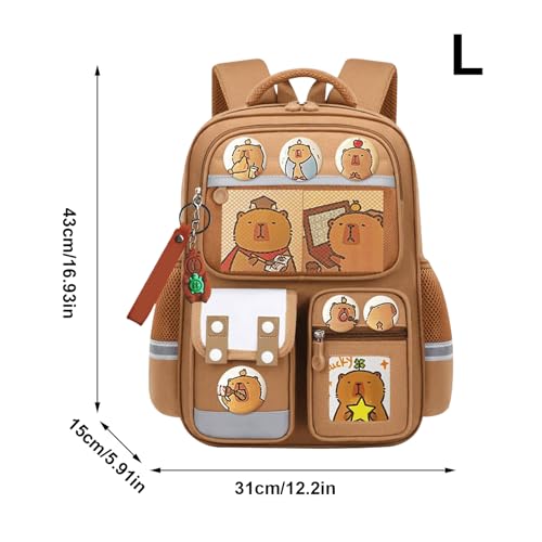 Sac à dos Capybara pour ordinateur portable au lycée et en weekend - 2