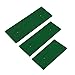 Zaldita Nylon 3D Golf Practice Hitting Mat - Mini Chip & Putt Trainer with Anti-Vibration - Indoor Outdoor Swing Training for Home Garden Office Green 18.5 * 70cm