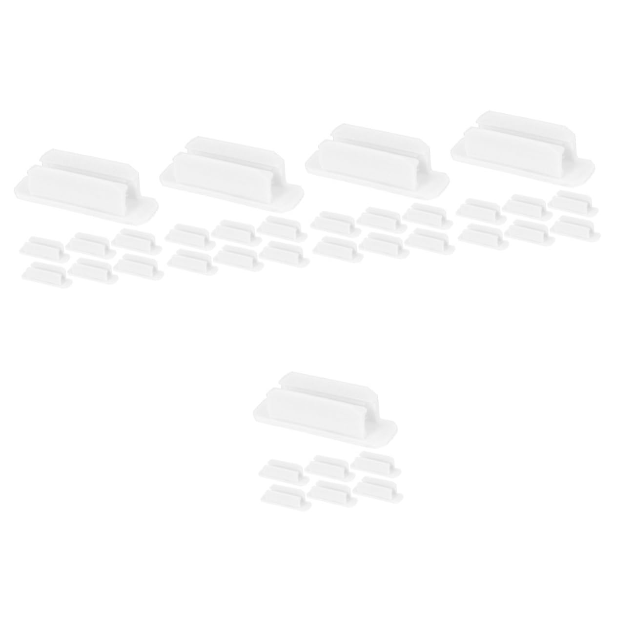 FRCOLOR 50stücke Silikon Pen Holder Clips Für Whiteboard Und Schreibtisch Selbstklebende Stifthalter Für Marker Bleistifte Und Mehr Praktisch Und Langlebig Für Büro Und Schule