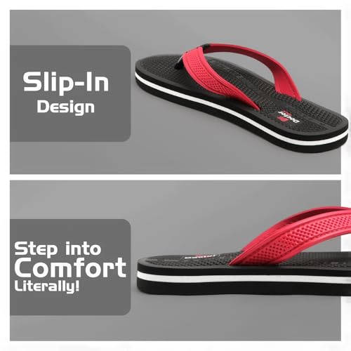 Image of Duosoft Flip Flop for Women | Soft Comfortable | Breathable | Fashionable | Stylish | Trendy | Super Soft | Lightweight | Anti-Slip Sole | Indoor & Outdoor |DW-35-Green
