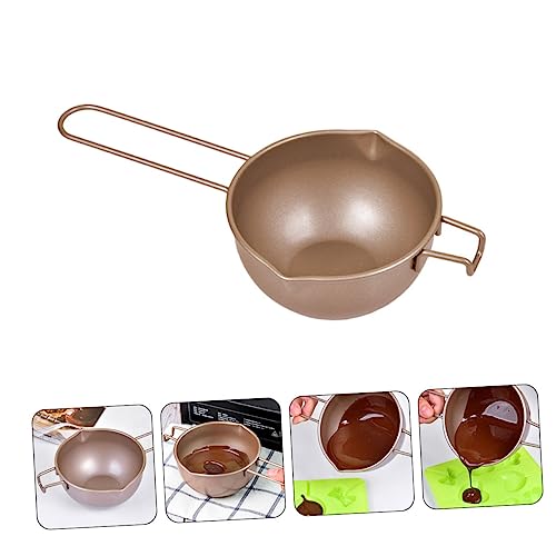 Olla para derretir chocolate acero carbono con mango miniatura 4