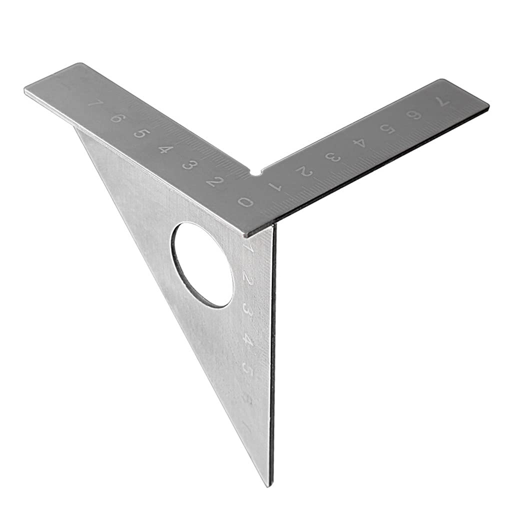 HKGFAYO 硬度角度ガイド定規木工スクライバースクライビングゲージファインダー分度器ステンレス鋼大工測定ツール