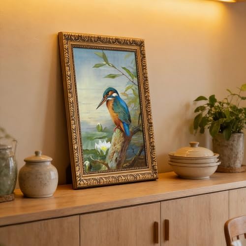 Décoration murale impression photo Kingfisher oiseau poster toile salon 20x30 - 6