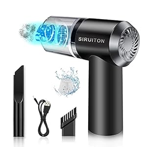 SIRUITON Handstaubsauger,5500Pa Leistungsstarker tragbarer Akku-Handstaubsauger,30 Min Laufzeit,2~3 Stdn Schnellladung…