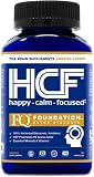 HCF Happy Calm Focused Brain Supplement - Natural Nootropic for Cognitive Performance, Calm Aid, Att