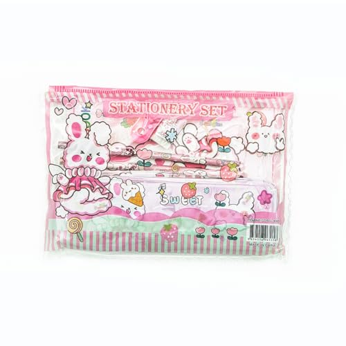 Toy Imagine Stationery for Kids Best Return Birthday Gift for Boys Girls Educational Learning Stationery kit Set for Kid (8 Pcs Stationery Set) - Image 2