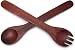 Lipper International 286 Cherry Finished Salad Servers, 12" Long, One Pair