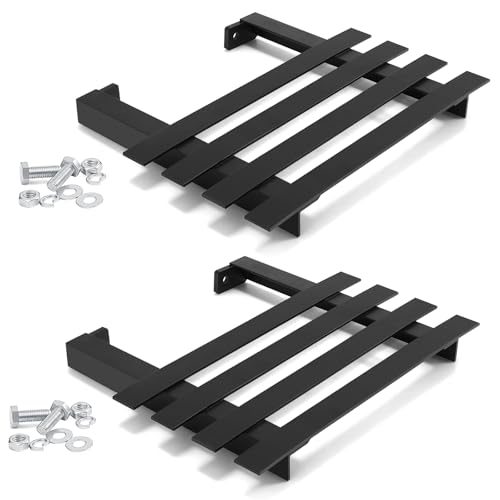 Frienda 2 Pack Log Catcher for Splitter Heavy Duty Metal Log Rack Catcher Splitter Part Accessories Tool 11 Hole Center Distance
