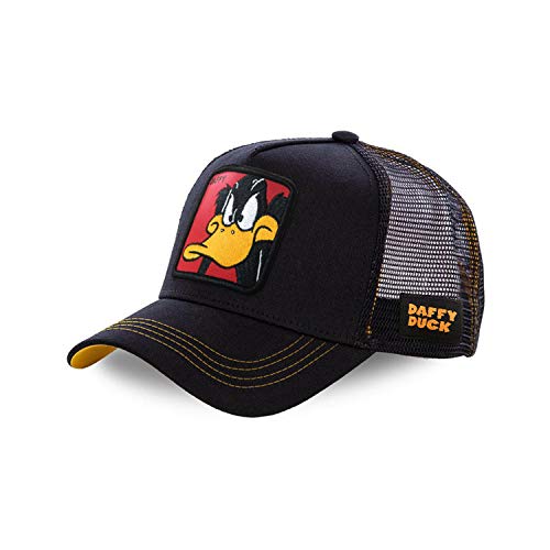 Collabs Gorra Pato Lucas, Colección Looney Tunes - Color Negro, talla única y Unisex