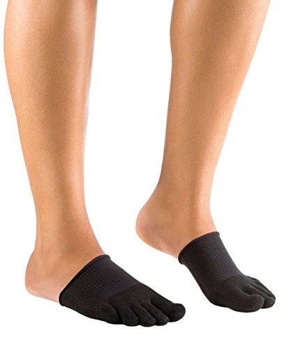 KNITIDO Dr. Foot Hallux Valgus | Band de compression avec orteils séparés, Couleur:noir (001), Gr. Füßlinge:41-48 Cover