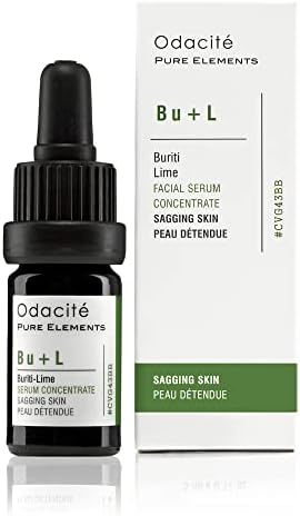 Odacité Anti Aging Serum Concentrate with Buriti + Lime, Lifting and Firming Facial Oil - Facial Oil Concentrate for Sagging Skin & Anti-Aging Face Lift 0.17 fl. oz