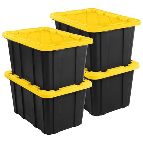 Sterilite 4-Pack 27 Gallon Industrial Storage Tote