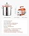 VEVOR 5 Gallon Vacuum Chamber with Pump, 3.5 CFM, Single Stage Vacuum Pump, Stainless Steel Degassing Chamber Kit with Tempered Glass Lid, 5 ft Hose, for Stabilizing Wood Degassing Silicone Resin