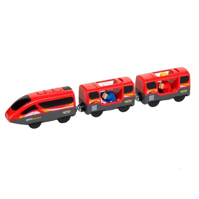 Electric Train Kids Toys Set Train Diecast Slot Toy Fit for Standard Wooden Train tráck Railway (RK train)