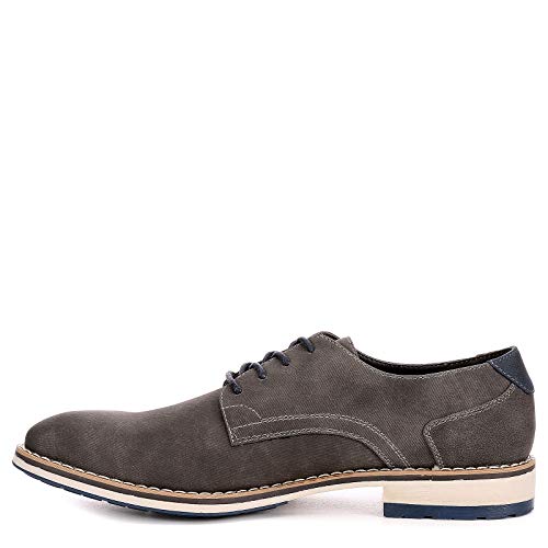VARESE Mens Dillan Lace Up Oxford Shoes4
