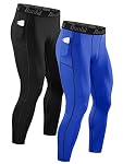 Runhit – Runhit 2er Pack Kompressionshose Herren mit Taschen, Lange T