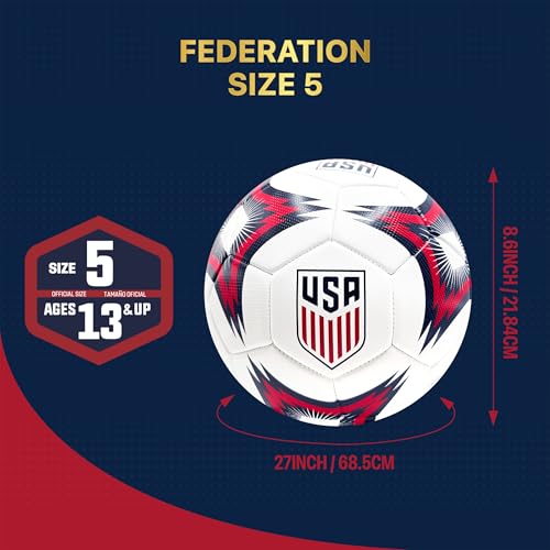 Image of Icon Sports Officially Licensed US Soccer Federation Soccer Ball
