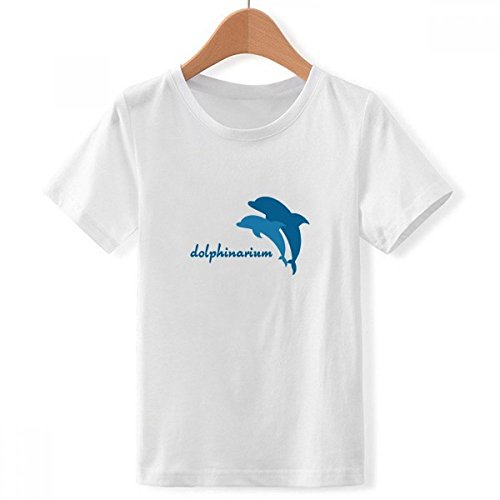 T-shirt dauphin bleu pour garçon parfait pour les vacances d'été à la mer