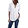 T-Shirts À 3/4 Manches Femme Tee Shirt Couleur Unie pour Femmes Col en V Fermeture Éclair Manches Longues Tops Lâche Respirant Grande Taille Décontractée Tunique Blouse Pas Cher