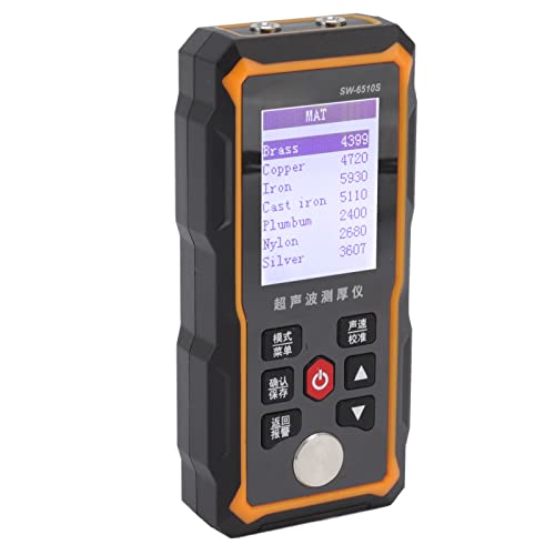 Medidor digital de espesores por ultrasonido, pantalla LCD portátil, rango de medición 1,00–300,00 mm (0,04–11,8 pulg), calibrador inteligente para tuberías y recipientes a presión miniatura 2