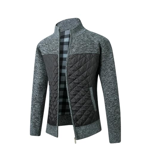 Suéter de punto para hombre estilo holgado y cuello alto para otoño