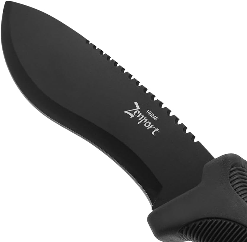Zenport Bush Knife 14034F 6.5-Inch 440 Stainless Steel Blade, 11-Inch Long