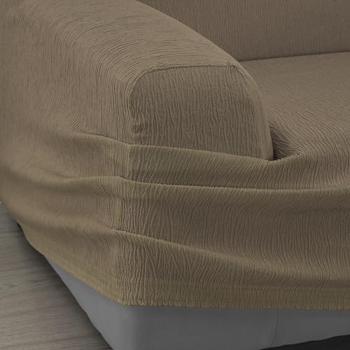 Martina Home Emilia Copridivano Elastizzato 4 Posti 220 A 260 Cm Larghezza Colore Pelle - 5