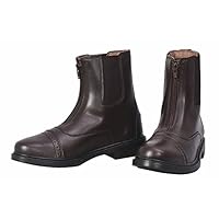 TuffRider Ladies Starter Front Zip Paddock Boots | Durable, Easy to Clean Water-Resistant Horse Riding Boots for Women