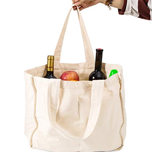 UPKOCH Reutilizáveis de Algodão Sacola De Compras de Supermercado de Grande Capacidade