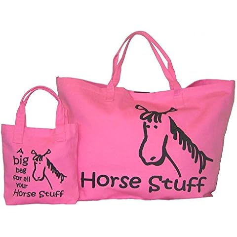 Moorland Rider Unisex's Horse Stuff Big Bag, Pink, Large Cover