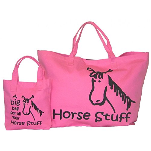Image of Moorland Rider Horse Stuff Big Bag - Pink, Large