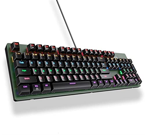 Teclado Mecánico Gaming SMSOM Con Cable USB