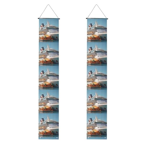 Bannière de porche bateau de croisière pour fête de remise de diplôme