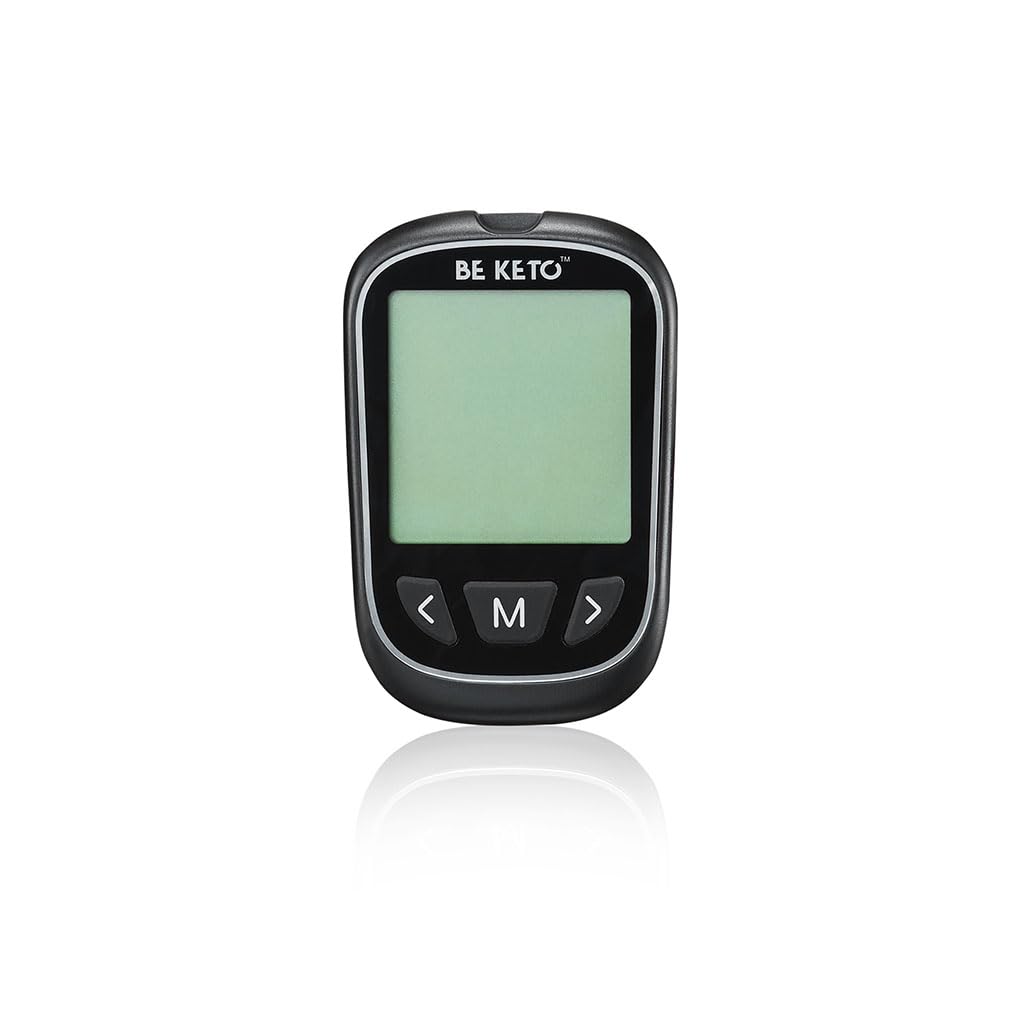 GluKeto Meter - misuratore di glucometro e chetometro (kit di avviamento)