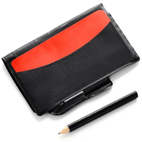 Kit de árbitro con silbatos y tarjetas para fútbol miniatura 5