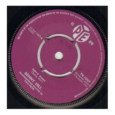 BENNY HILL - PEPY'S DIARY - 7 inch vinyl / 45