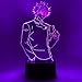 Otaku Lamps Jujutsu Kaisen - Satoru Gojo (Hidden Inventory) Anime Night Light, 16 Color RGB LED – Gift for Otaku
