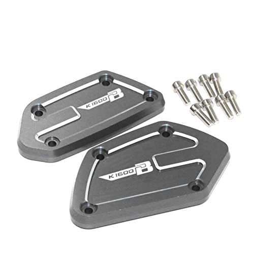 Motorradzubehör Für BMW K1600B K 1600B 1600 B 2016-2022 Motorrad CNC Aluminium Vorderradbremse Kupplung Flüssigkeitsbehälter Deckel Tankabdeckung(Grey)