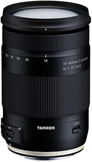 Tamron 18 - 400 mm f3.5-6.3 Di II VC HLD Lens for Canon - Black, B028E