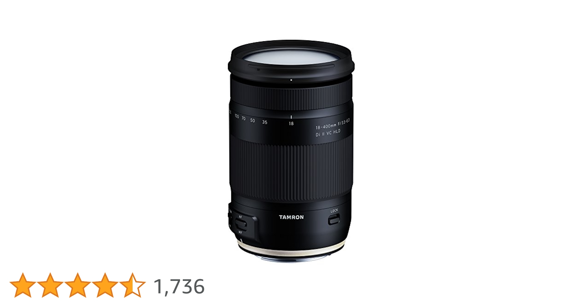 タムロン18-400mm Canon EFマウント レンタル] TAMRON 18-400mm F/3.5-6.3 Di II VC HLD (Model