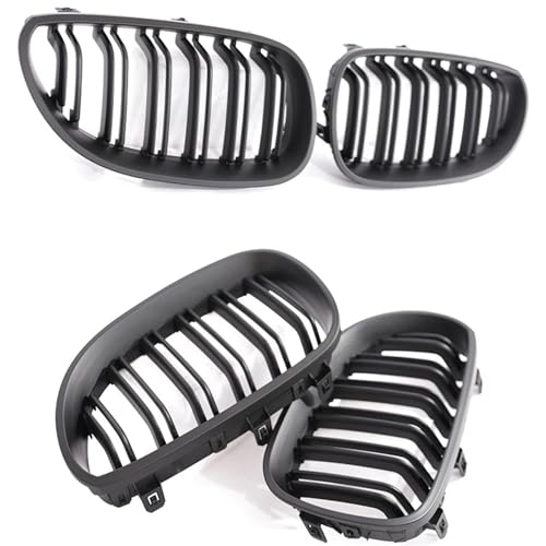 Calandra delantera de riñón negro brillante para parachoques BMW E60 E61 M5 3