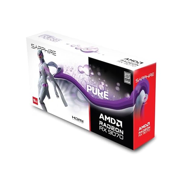 Sapphire Pure AMD Radeon™ RX 9070 Gaming OC 16GB Dual HDMI/Dual DP - Image 4