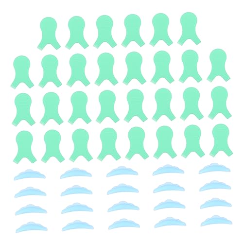 HONMEET 30pcs Perm Eyelash Set Eyelash Curler Brush Lash Perm Kit Lifting Volume Lashes Pads Lash Lift and Brow Lamination Kit Lash Lift Kit Shape Lift Perm Kit Plastic