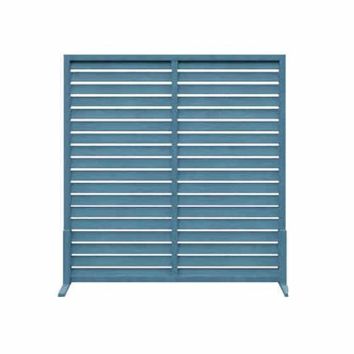 Divisor de madera para patio y jardín, valla decorativa independiente y soporte para plantas, 90 x 90 cm, para patio trasero y uso doméstico