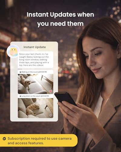 Furbo 360 Dog Camera [Subscription Required] Unlock w/Paid Plan: Home Security & Dog Safety Alerts, Rotating Pet Treat Toss, 2-Way Speaker (Low Risk, 3mo Min. Cancel Anytime) - image 7