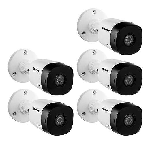 Kit 5 Câmeras de Segurança VHL 1220 B HDCVI Full Hd 1080p Intelbras