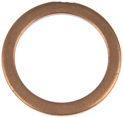 Image of Dorman 65275 Copper Drain Plug Gasket, Fits 11 /16, M18 Compatible with Select Dodge / Porsche / Subaru Models, 2 Pack