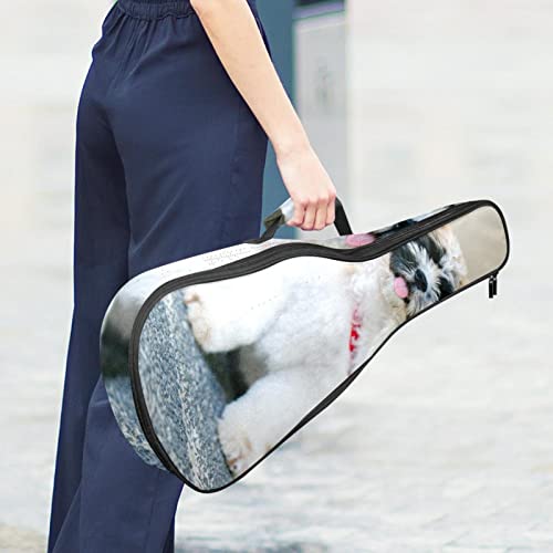 Housse pour ukulélé Shih Tzu – Rembourrage épais en éponge de 10 mm – 53,3 cm – Avec sangles réglables pour concert… - Les Beatles, Paul McCartney, John Lennon, RIngo Starr, George Harrison Housse pour ukulélé Shih Tzu - Rembourrage épais en éponge de 10 mm - 53,3 cm - Avec sangles réglables pour concert… – Image 7